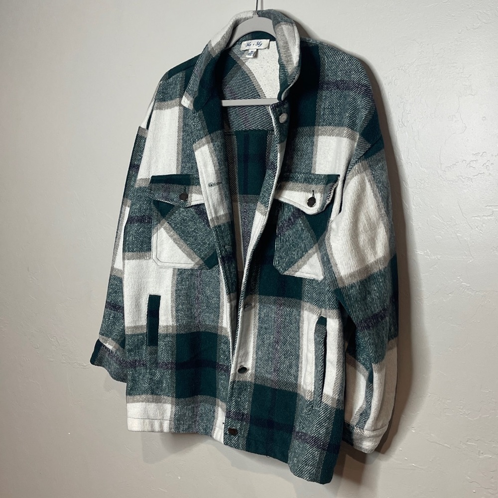 She + Sky‎ Plaid Jacket - Picture 4 of 9